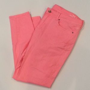 Gap size 30 pink/coral jeggings